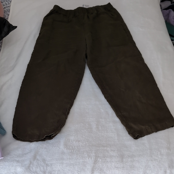 Quince Olive Green Joggers - Picture 1 of 2